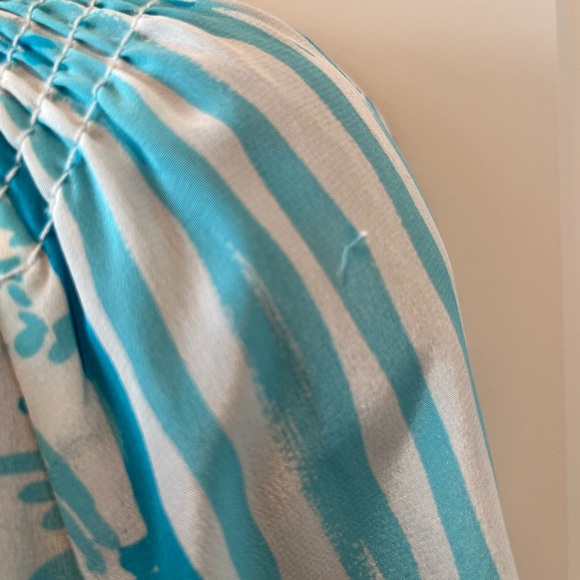 Lilly Pulitzer Elsa Top resort White La Via Loca Blouse - Picture 5 of 5